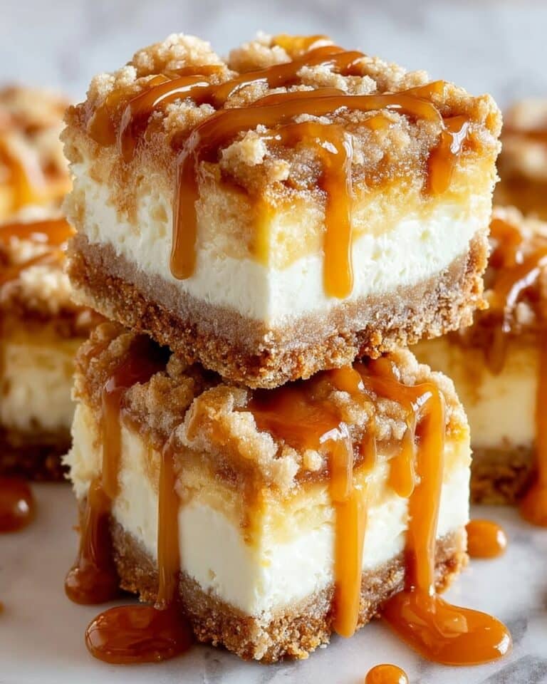 Caramel Apple Cheesecake Bars Recipe