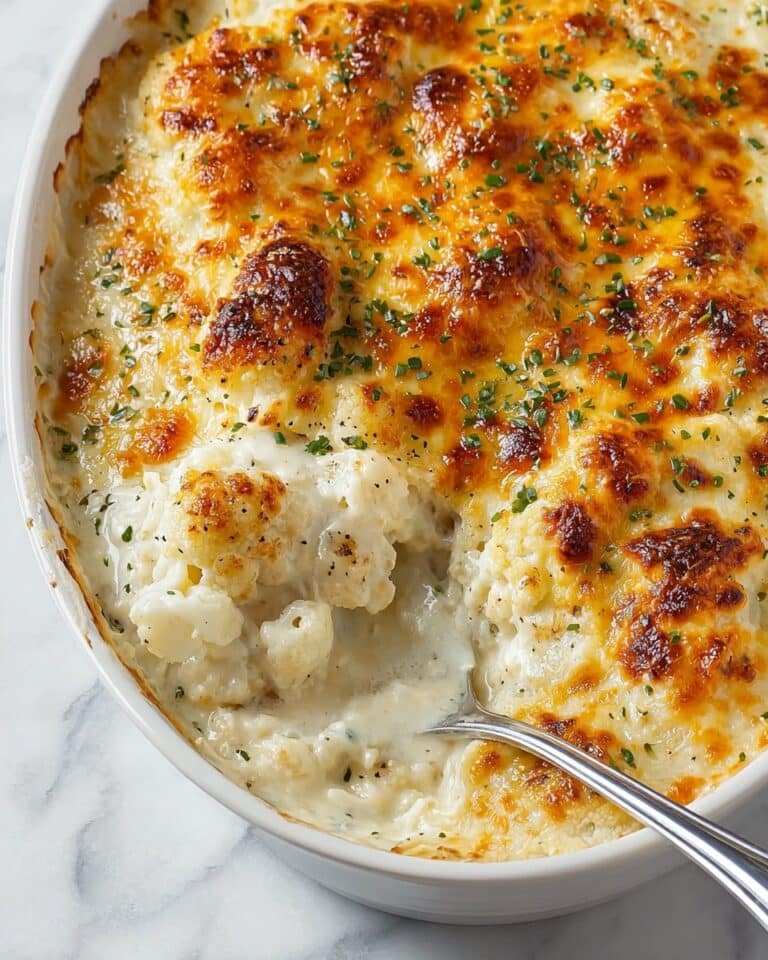 Creamy Chicken and Cauliflower Rice Casserole (Keto, Low-Carb) Recipe