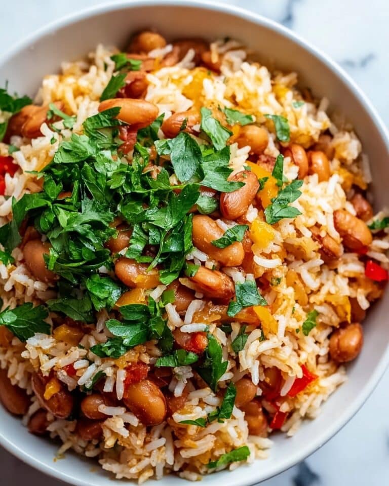 Healthy Mediterranean Rice and Beans Recipe