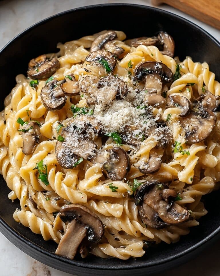 Caramelized Leek and Mushroom Gruyere Pasta Recipe