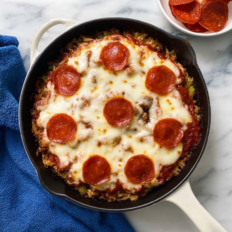 Crustless Pizza Bowl Recipe