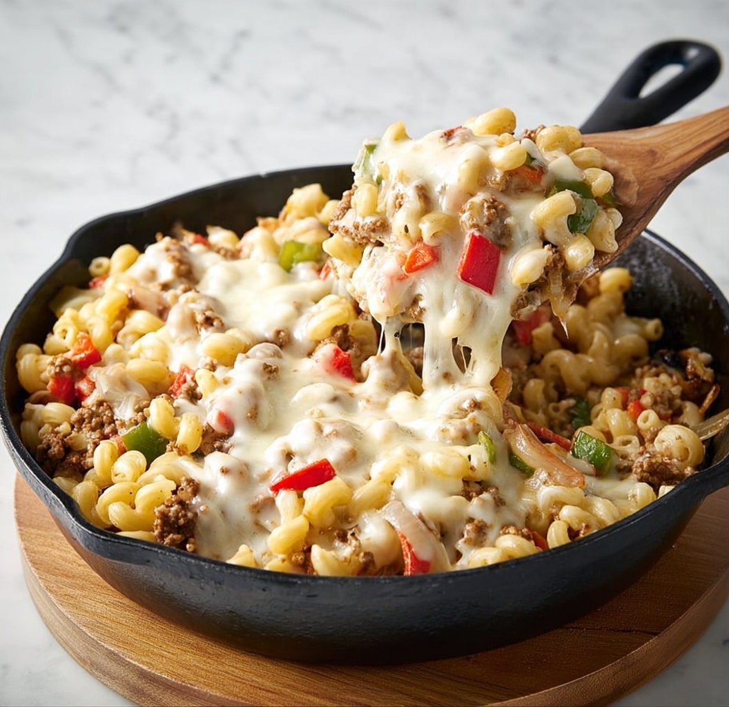 Cheesesteak Casserole Recipe - Recipe Image