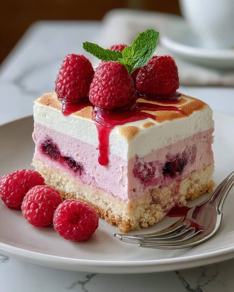 Raspberry Meringue Bars Recipe