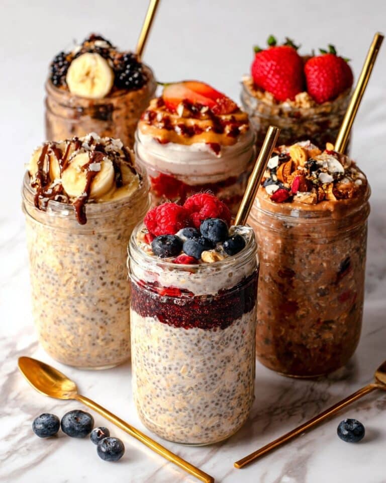 Overnight Oatmeal with Fruit, Nuts, and Creative Variations Recipe