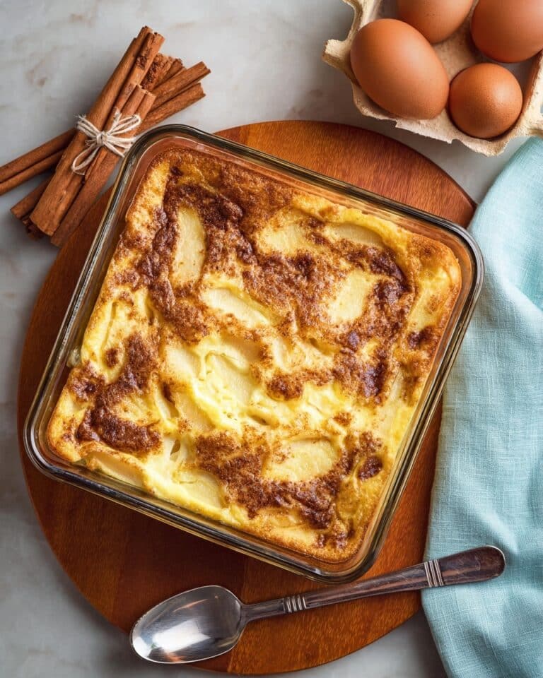 Apple Cinnamon Cottage Cheese Bake Recipe