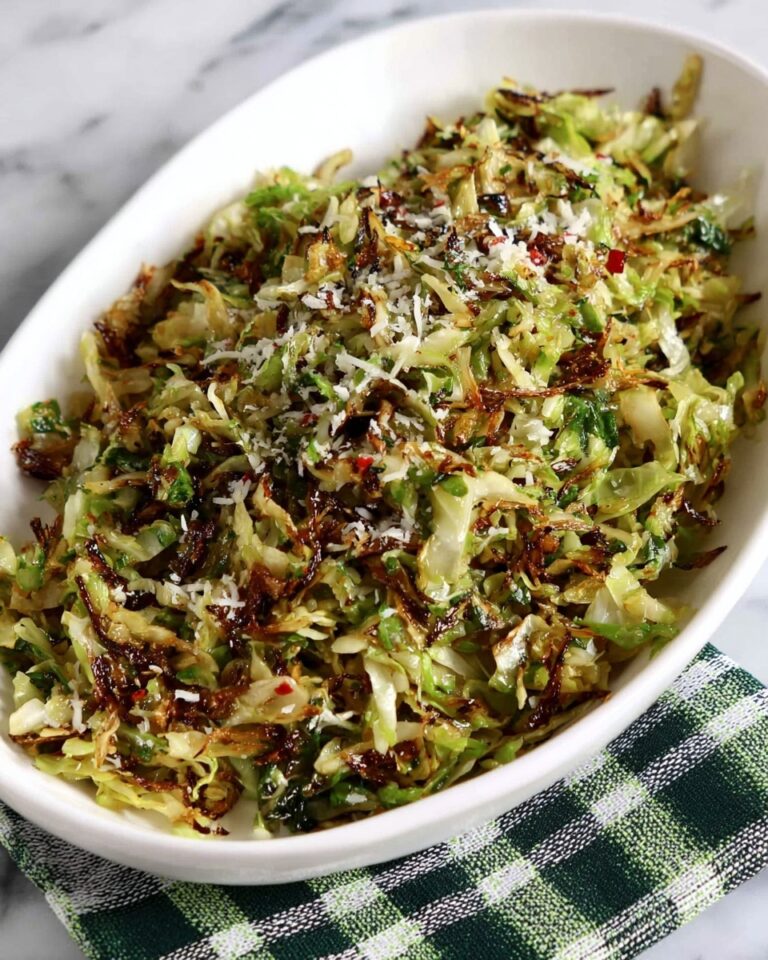 Keto Shredded Brussels Sprouts with Parmesan and Bacon Recipe