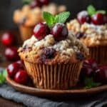 Cherry Cobbler Muffins Recipe