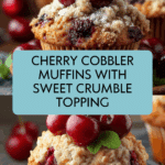Cherry Cobbler Muffins Recipe