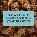 Honey Bourbon Steak Tips Recipe