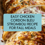 Chicken Cordon Bleu Stromboli Recipe