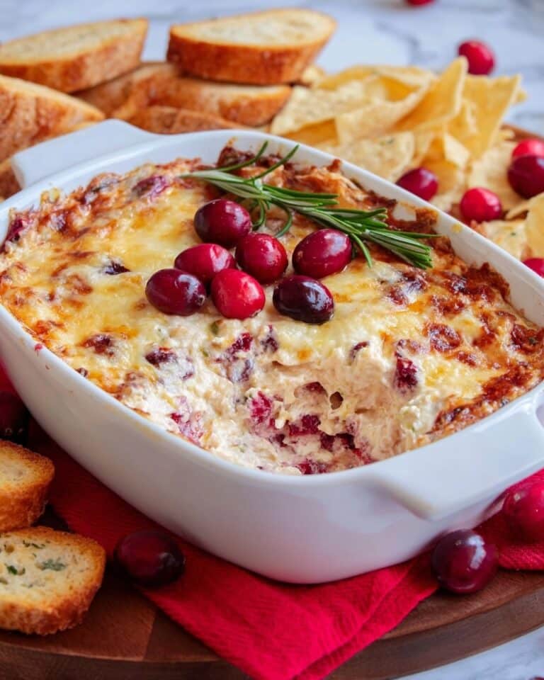 Baked Cranberry Cream Cheese Dip Recipe