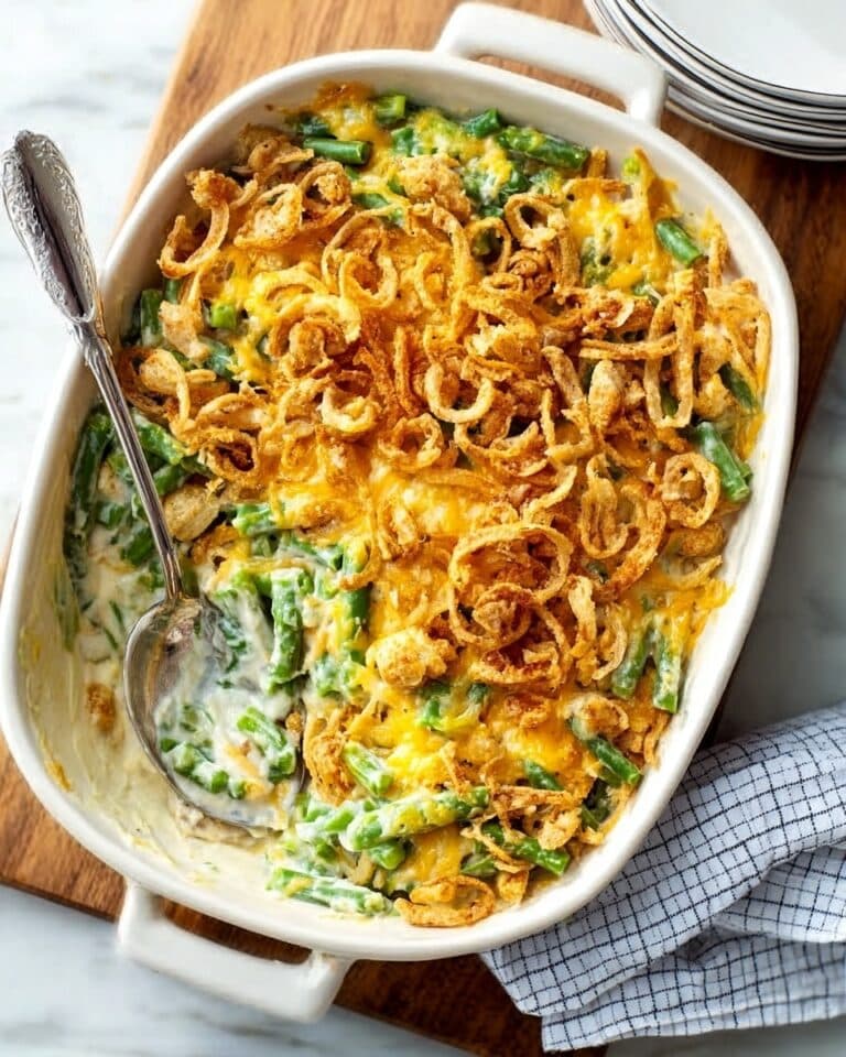 French Onion Broccoli Cheese Casserole Recipe
