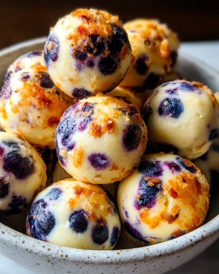 Lemon Blueberry Cottage Cheese Protein Bites Recipe