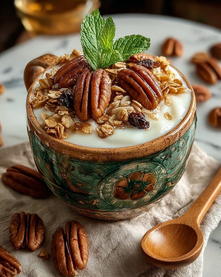 Golden Maple Pecan Granola Recipe