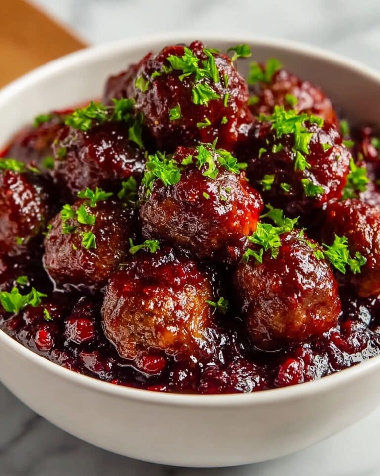 Christmas Cranberry Meatballs Recipe