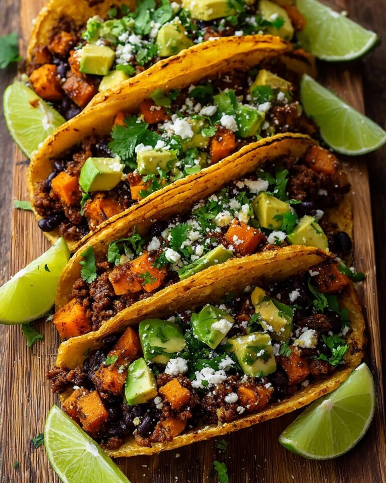 Sweet Potato and Black Bean Tacos (Low-Glycemic) Recipe
