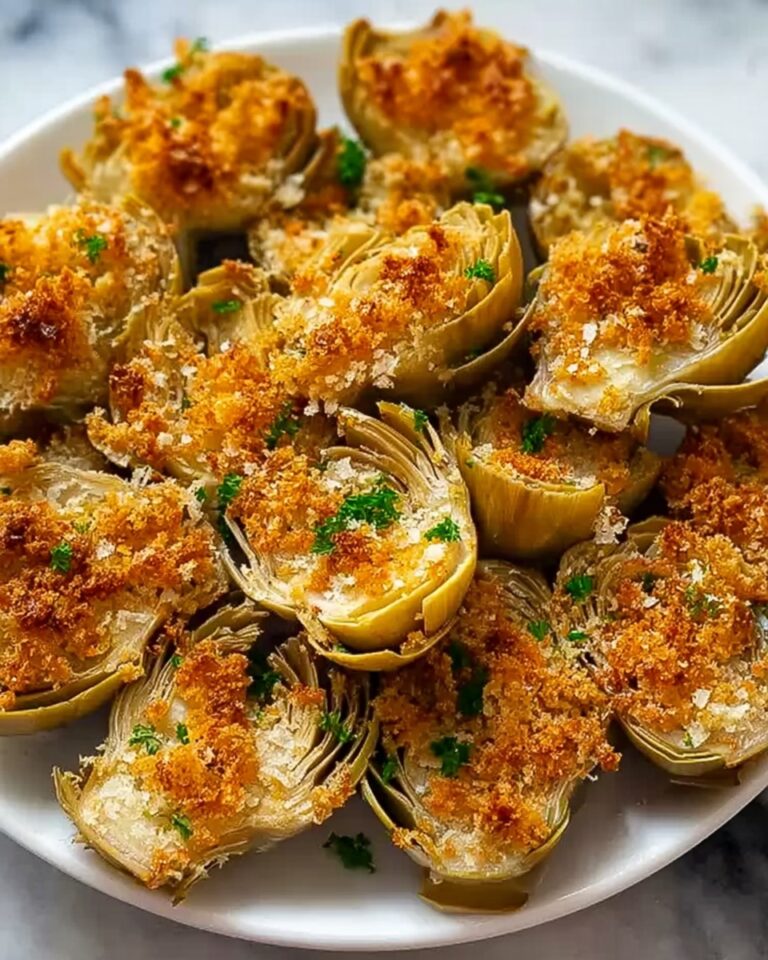 Crispy Parmesan Artichoke Hearts Recipe