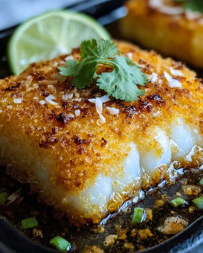 Tropical Paradise Coconut Crusted Fish Fillets Recipe