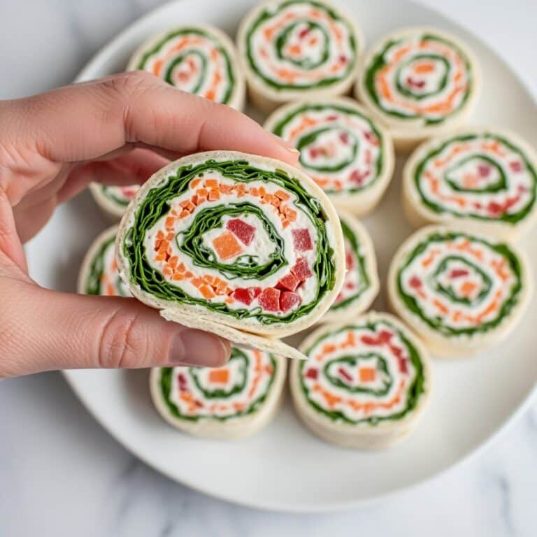 Veggie Pizza Pinwheels Recipe