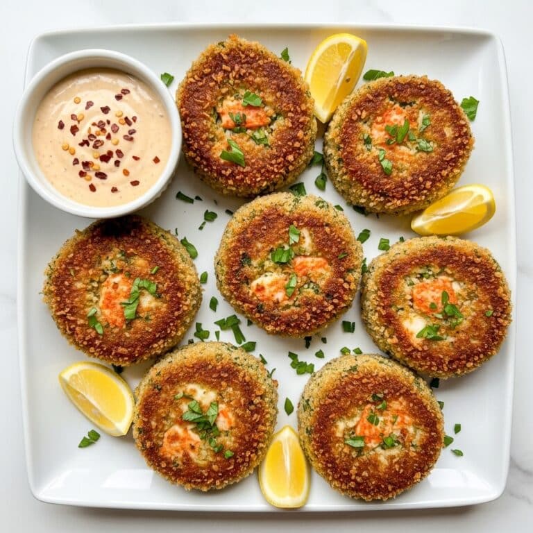 Crab Cakes with Spicy Cajun Cream Sauce Recipe