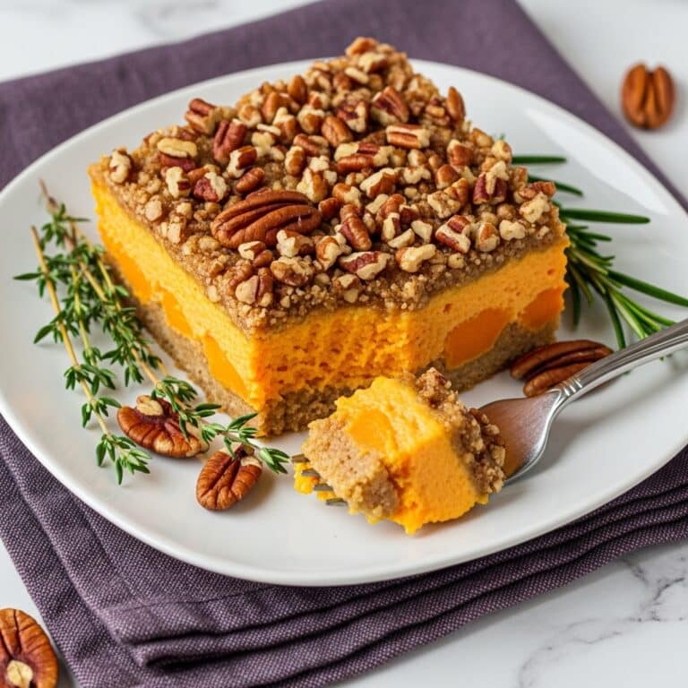 Sweet Potato Casserole with Pecan Topping Recipe