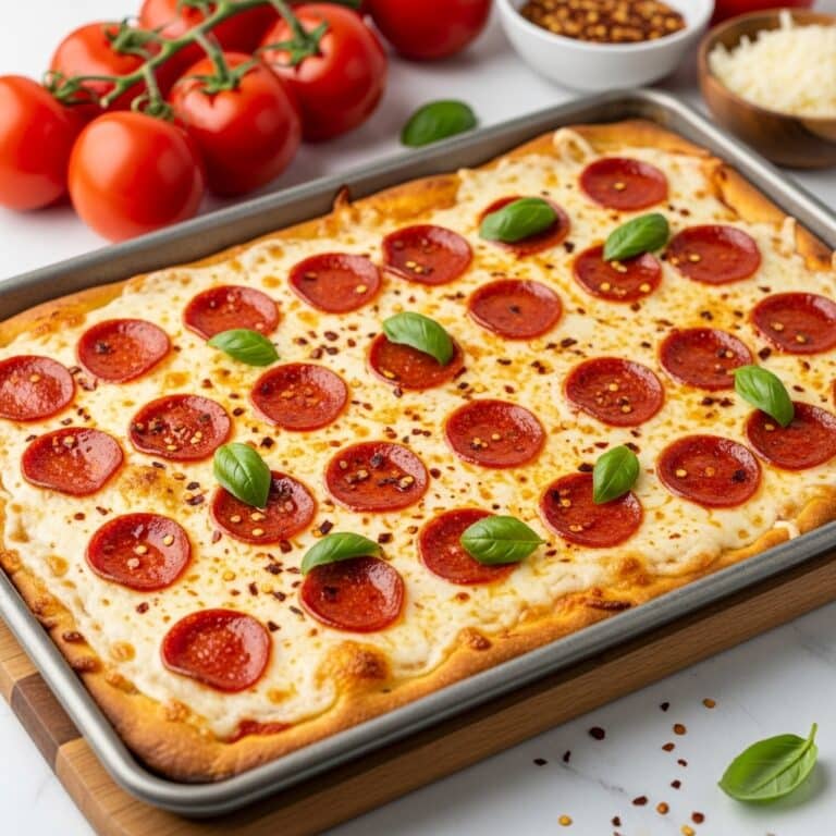 Sourdough Discard Focaccia Pizza Recipe