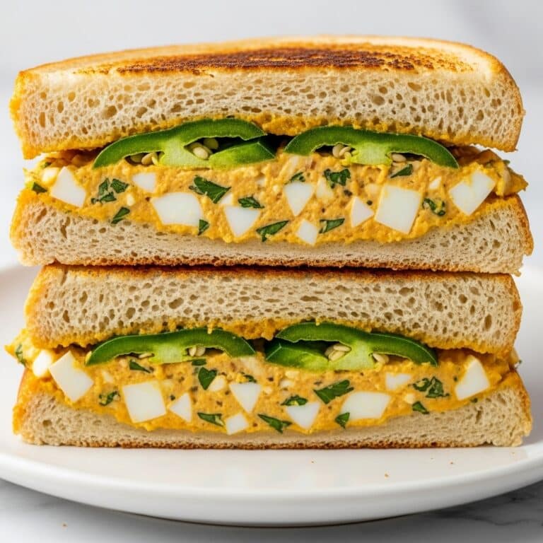 Crispy Egg Salad with Mozzarella, Sriracha, and Chives on Toast Recipe