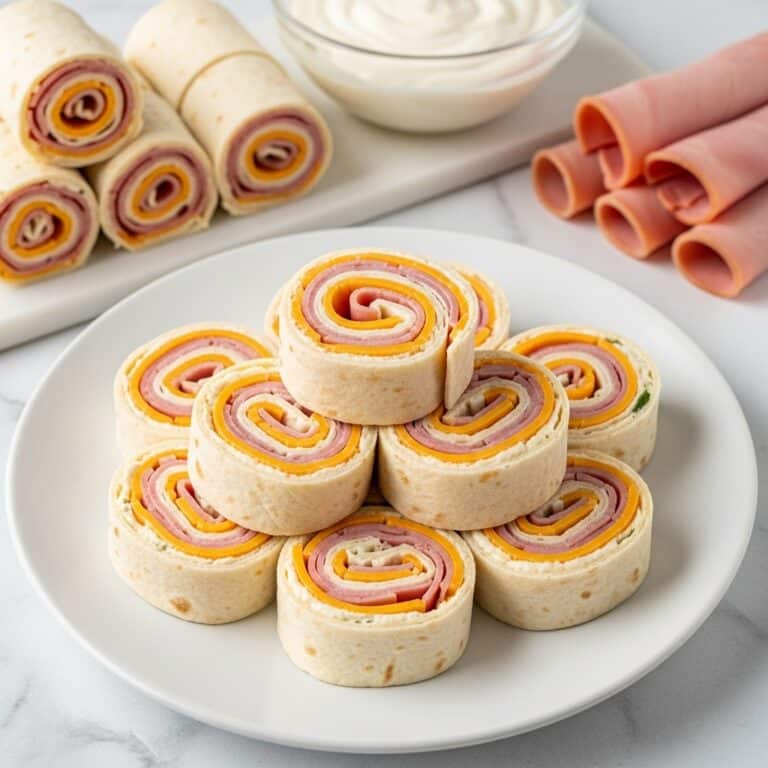 Ham and Cheese Pinwheels Recipe