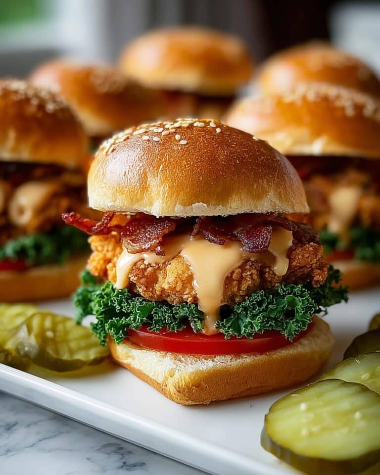 Honey Mustard Chicken Sliders Recipe