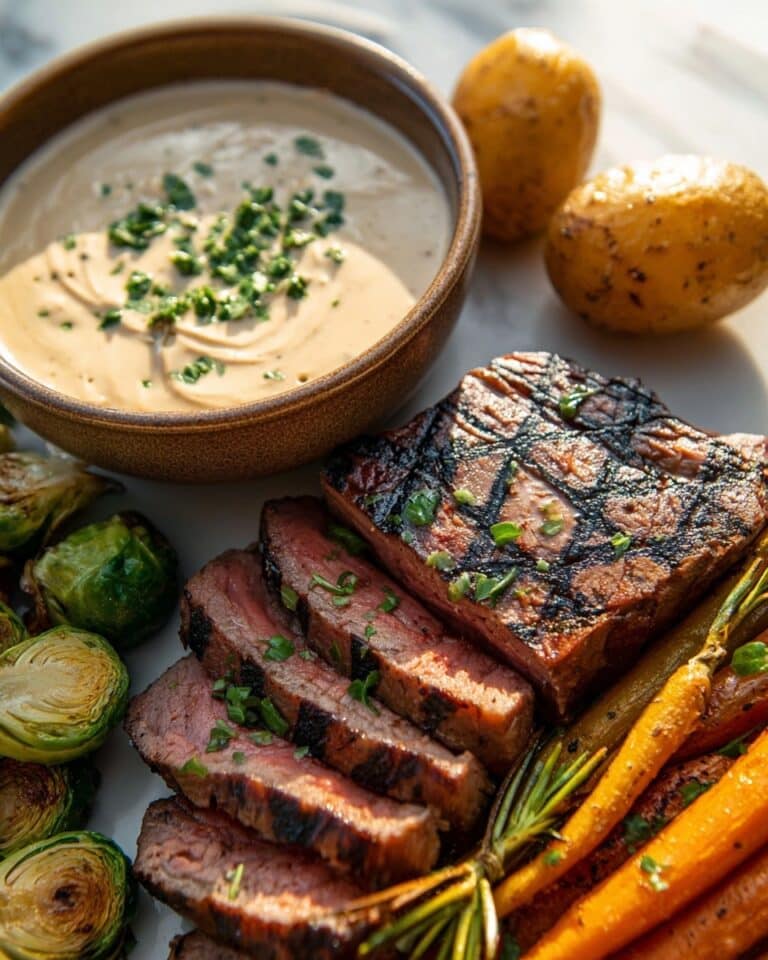 Garlic Cream Sauce for Steak Recipe