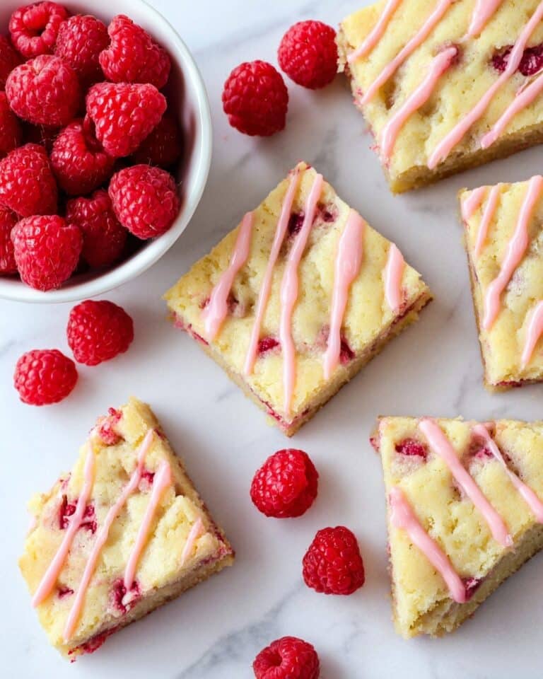 Gluten Free Raspberry Blondies Recipe