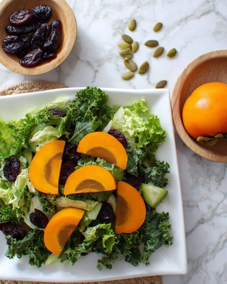 Kale and Persimmon Salad Recipe