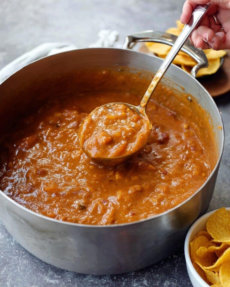 Creamy Pinto Bean Soup with Roasted Tomatoes and Spices Recipe