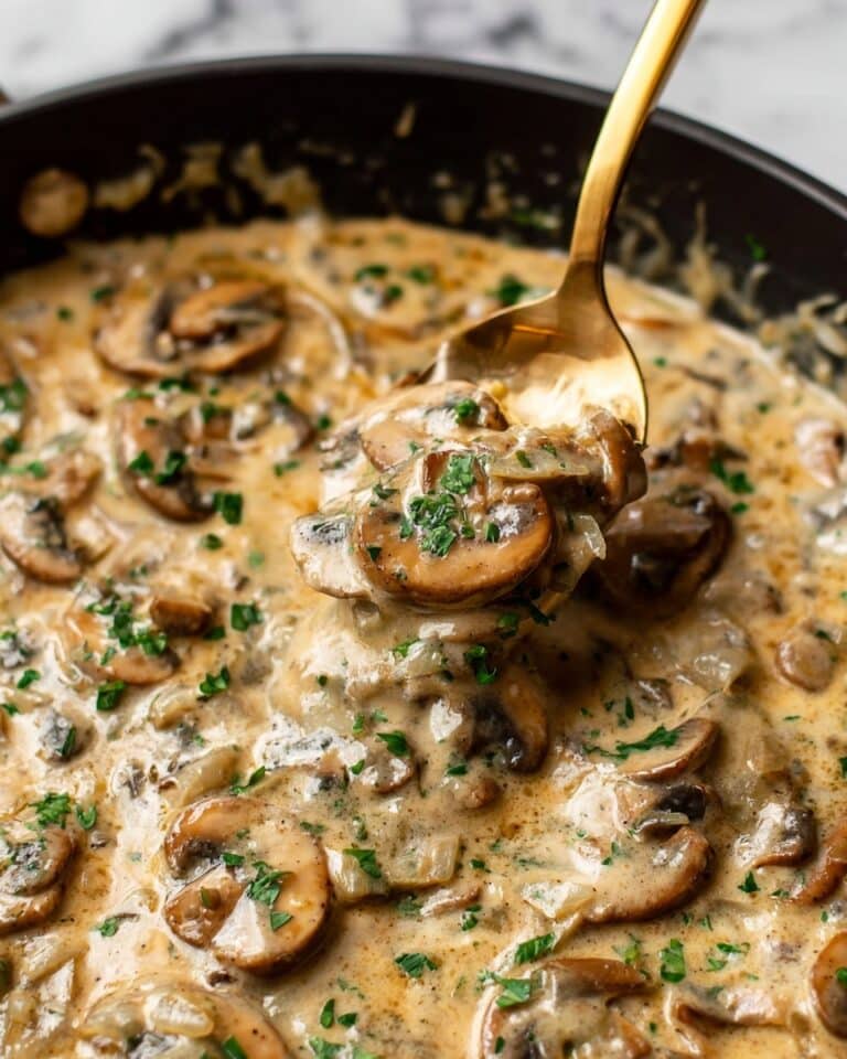 Creamy Mushroom Sauce Recipe