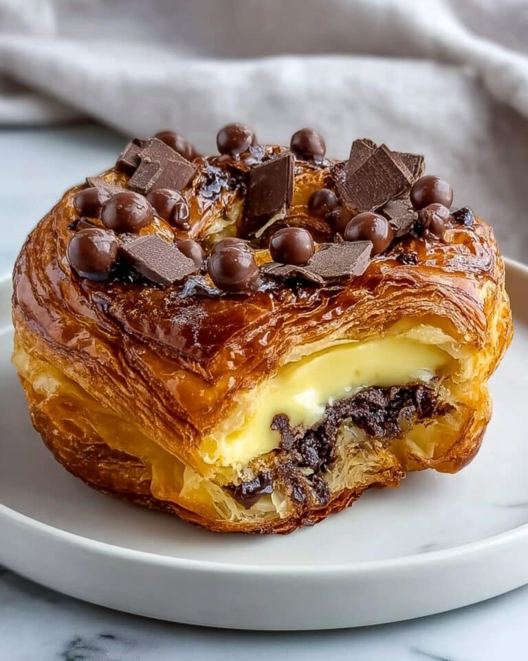 Decadent Chocolate Croissant Breakfast Bake Recipe