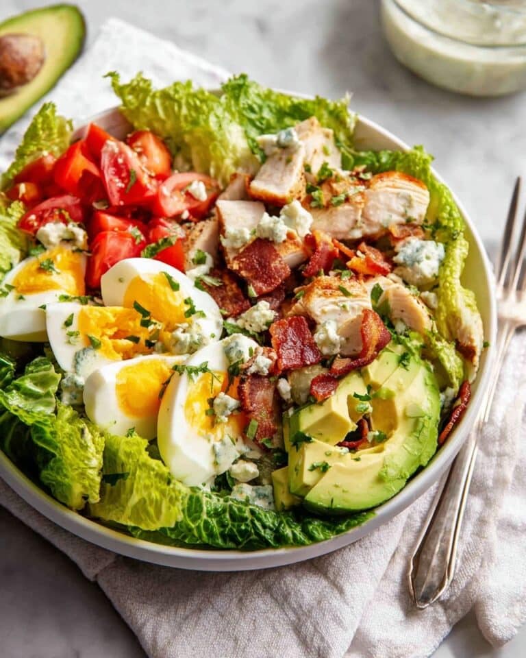 Cobb Salad with Juicy Chicken, Crispy Bacon, and Blue Cheese Recipe