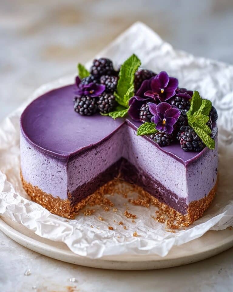 Ube Basque Cheesecake Recipe