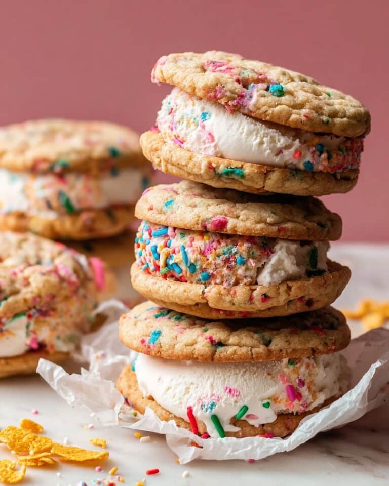 Confetti Ice Cream Sandwiches Recipe