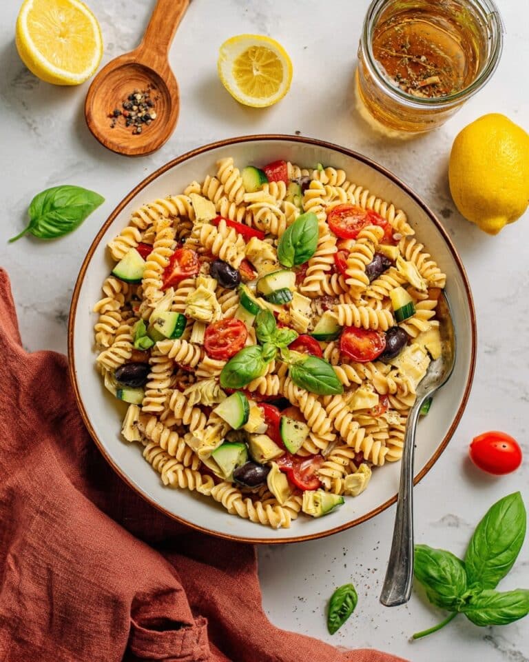 Sun-dried Tomato & Artichoke Pasta Salad Recipe