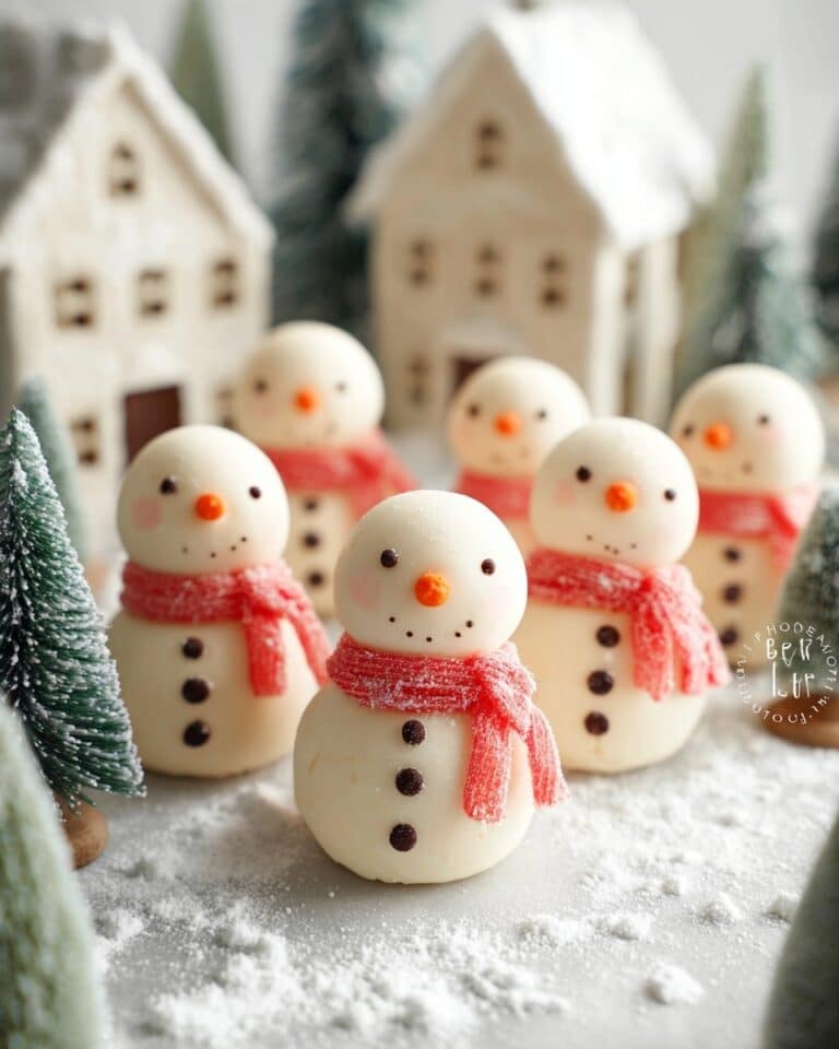 No-Bake Snowman Truffles Recipe