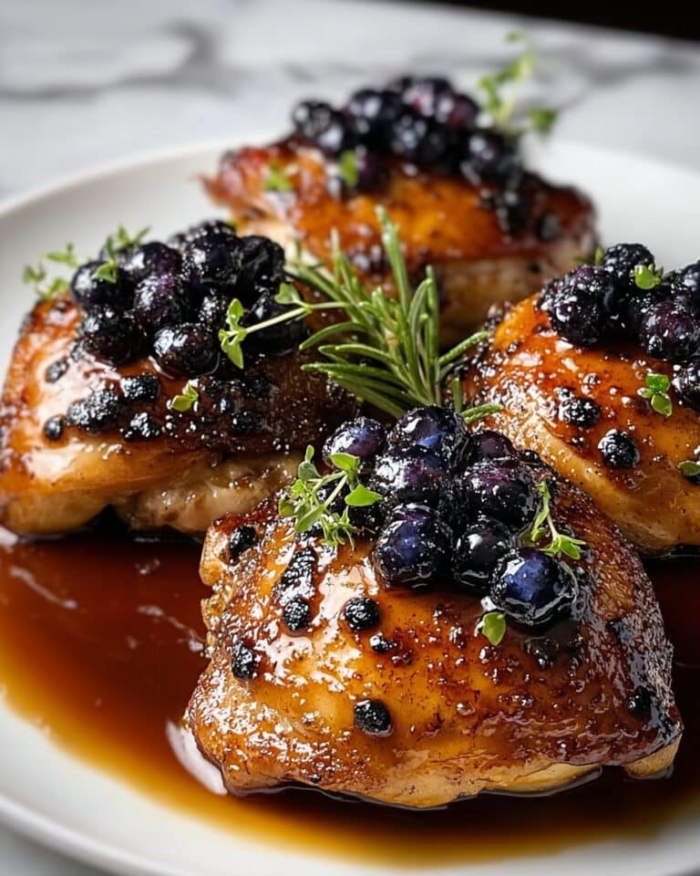 Amazing Blueberry Thyme Chicken Recipe