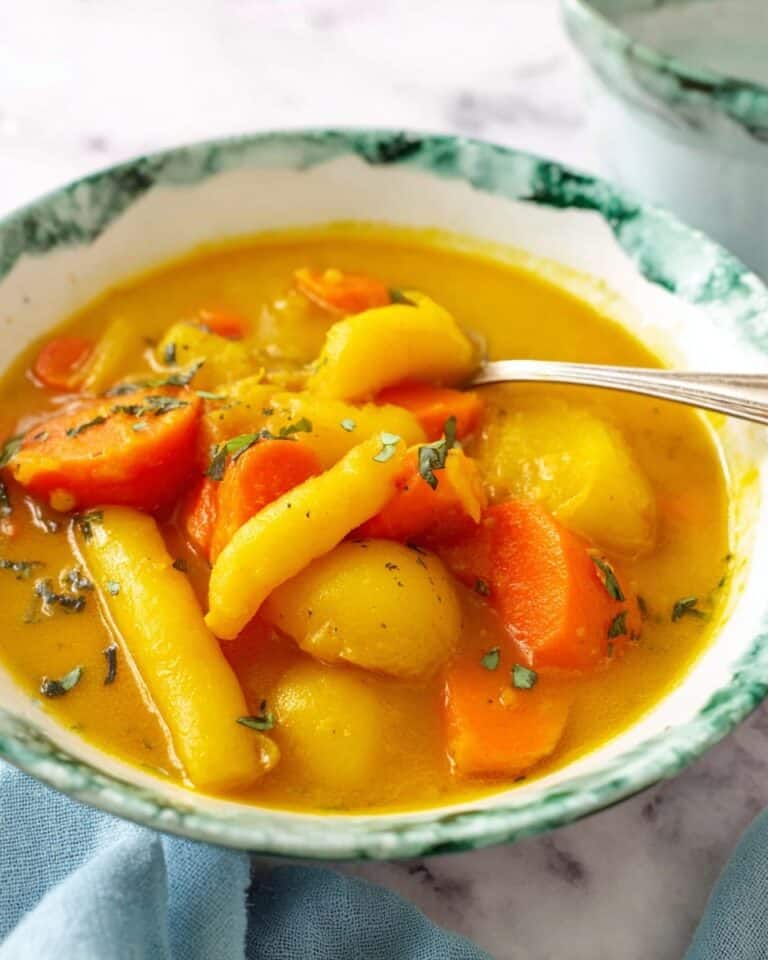 Jamaican Pumpkin Soup with Savory Dumplings Recipe